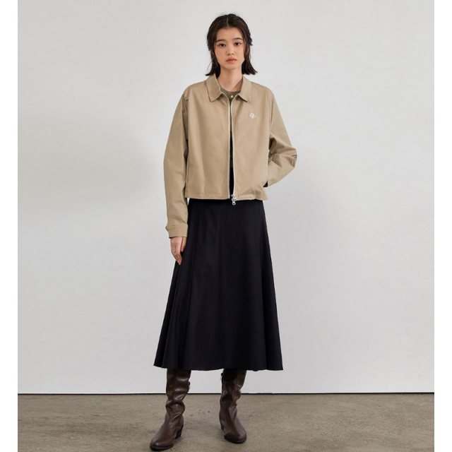 早秋預訂｜MUAHMUAH SIGNATURE LOGO POINT 2WAY ZIP-UP JACKET