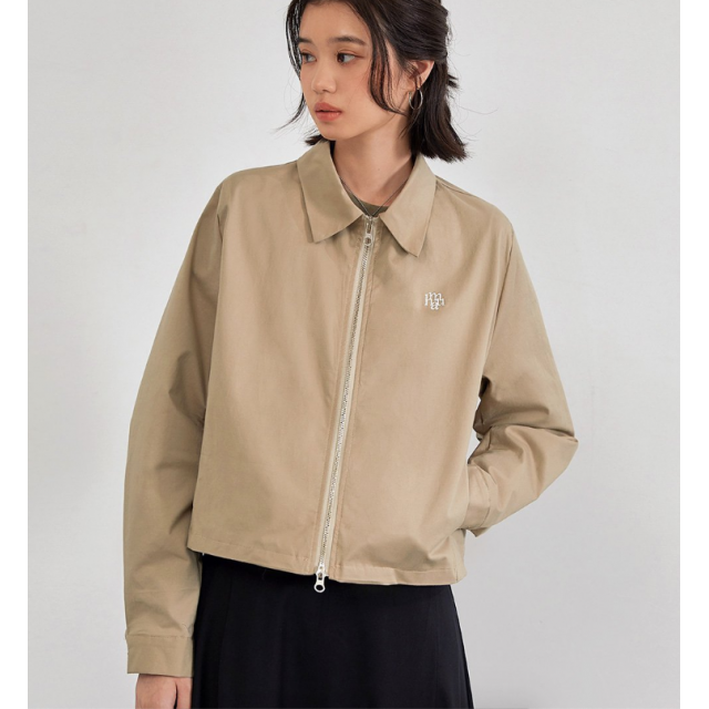早秋預訂｜MUAHMUAH SIGNATURE LOGO POINT 2WAY ZIP-UP JACKET