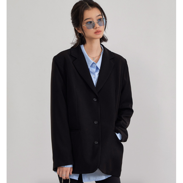 早秋預訂｜MUAHMUAH OVER FIT THREE BUTTON JACKET