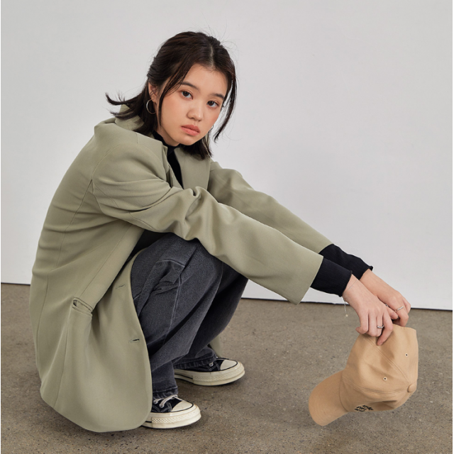 早秋預訂｜MUAHMUAH OVER FIT THREE BUTTON JACKET