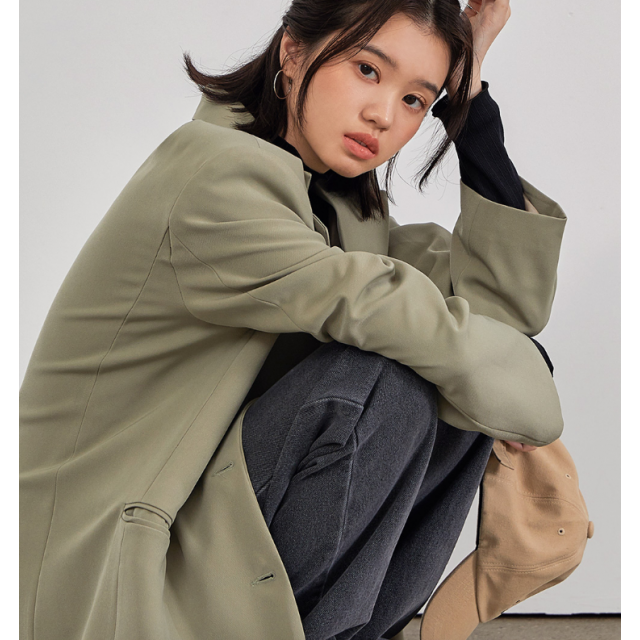 早秋預訂｜MUAHMUAH OVER FIT THREE BUTTON JACKET