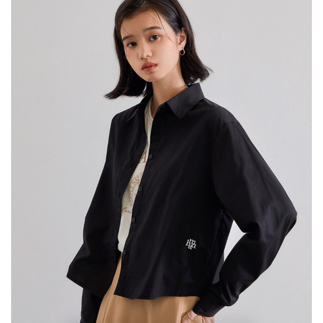 早秋預訂｜MUAHMUAH SIGNATURE LOGO POINT CROP SHIRTS