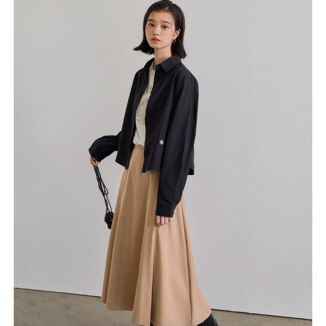 早秋預訂｜MUAHMUAH SIGNATURE LOGO POINT CROP SHIRTS