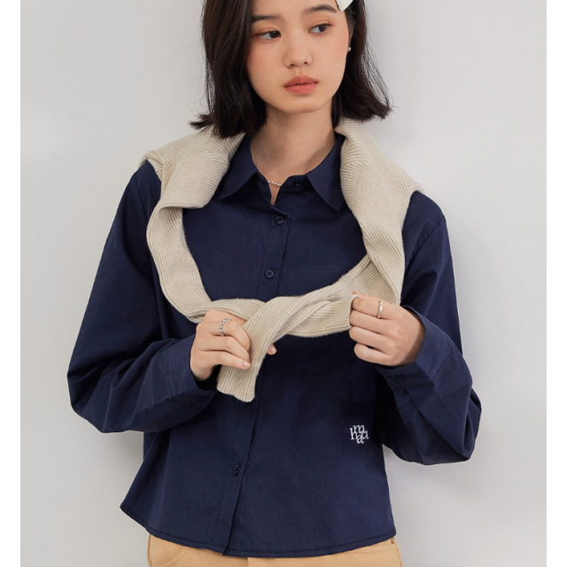 早秋預訂｜MUAHMUAH SIGNATURE LOGO POINT CROP SHIRTS