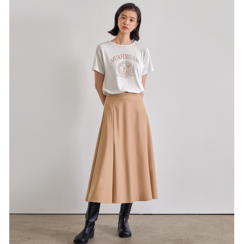 早秋預訂｜MUAHMUAH NATURAL FLARE LONG SKIRT