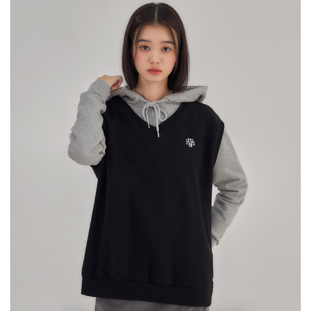 早秋預訂|MUAHMUAH LOOSE FIT SWEAT VEST 早秋預訂|MUAHMUAH LOOSE FIT SWEAT VEST