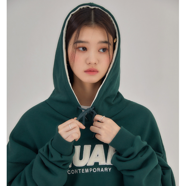 早秋預訂｜MUAHMUAH SIGNATURE COMBI COLOR OVERFIT HOODIE