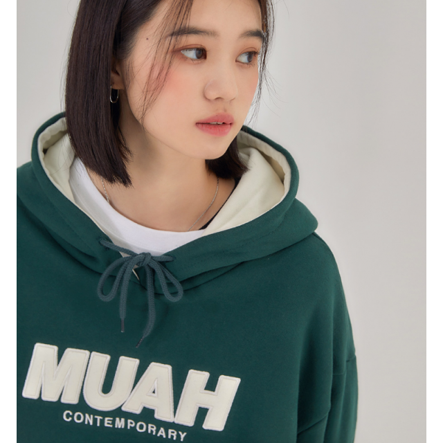 早秋預訂｜MUAHMUAH SIGNATURE COMBI COLOR OVERFIT HOODIE