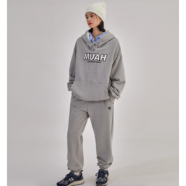 早秋預訂｜MUAHMUAH SIGNATURE COMBI COLOR OVERFIT HOODIE