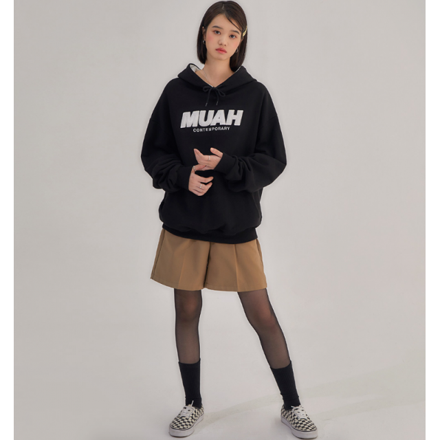 早秋預訂｜MUAHMUAH SIGNATURE COMBI COLOR OVERFIT HOODIE