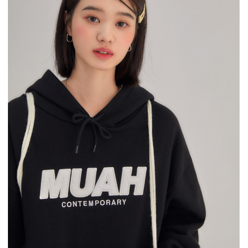 早秋預訂｜MUAHMUAH SIGNATURE COMBI COLOR OVERFIT HOODIE