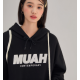 早秋預訂｜MUAHMUAH SIGNATURE COMBI COLOR OVERFIT HOODIE
