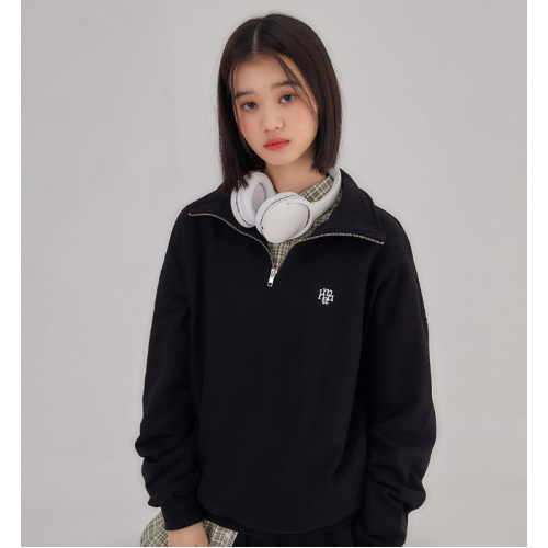 早秋預訂｜MUAHMUAH LOGO POINT FULL OVER NECK ZIP-UP