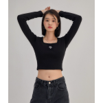 早秋預訂｜MUAHMUAH SQUARE NECK CROP LONG SLEEVE