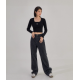 早秋預訂｜MUAHMUAH SQUARE NECK CROP LONG SLEEVE