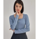 早秋預訂｜MUAHMUAH SQUARE NECK CROP LONG SLEEVE