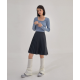 早秋預訂｜MUAHMUAH SQUARE NECK CROP LONG SLEEVE