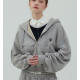 秋冬預訂｜MUAHMUAH BALLOON CROP HOOD ZIP-UP