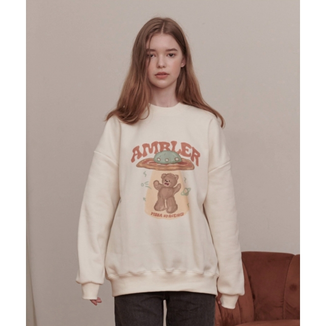 22F/W 預訂|AMBLER PIZZA UFO SWEATSHIRT 22F/W 預訂|AMBLER PIZZA UFO SWEATSHIRT