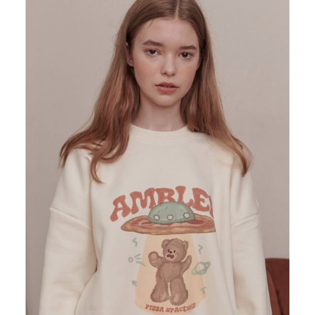 22F/W 預訂|AMBLER PIZZA UFO SWEATSHIRT 22F/W 預訂|AMBLER PIZZA UFO SWEATSHIRT