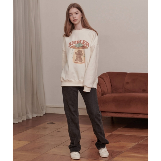 22F/W 預訂|AMBLER PIZZA UFO SWEATSHIRT 22F/W 預訂|AMBLER PIZZA UFO SWEATSHIRT