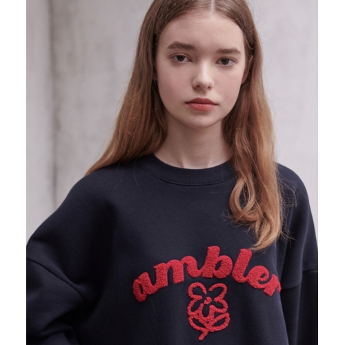 22F/W 預訂｜AMBLER BOUCLE FLOWER SWEATSHIRT