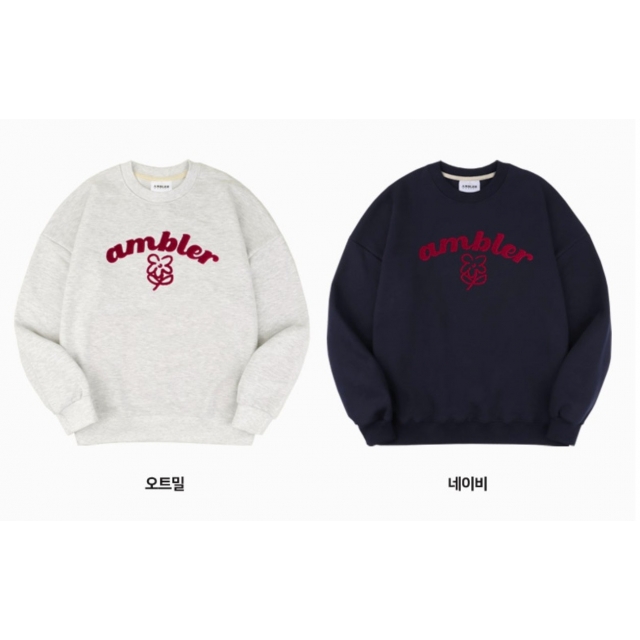 22F/W 預訂｜AMBLER BOUCLE FLOWER SWEATSHIRT