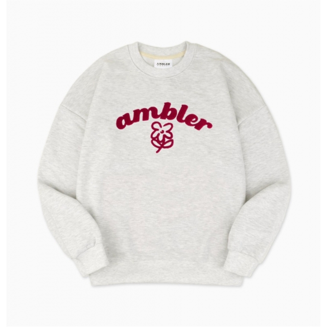 22F/W 預訂｜AMBLER BOUCLE FLOWER SWEATSHIRT