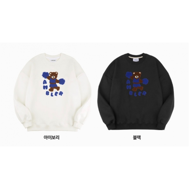 22F/W 預訂｜AMBLER CHEERLEADER BEAR SWEATSHIRT