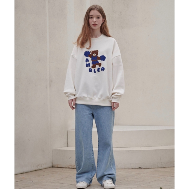 22F/W 預訂｜AMBLER CHEERLEADER BEAR SWEATSHIRT