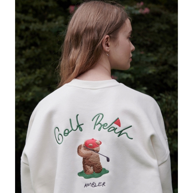 22F/W 預訂|AMBLER GOLF BEAR SWEATSHIRT 22F/W 預訂|AMBLER GOLF BEAR SWEATSHIRT