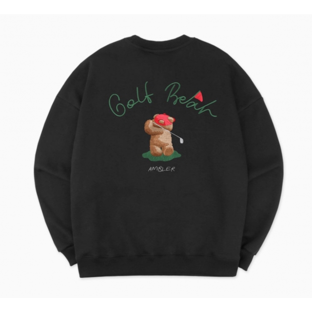 22F/W 預訂|AMBLER GOLF BEAR SWEATSHIRT 22F/W 預訂|AMBLER GOLF BEAR SWEATSHIRT