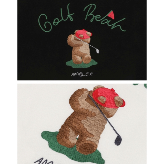 22F/W 預訂|AMBLER GOLF BEAR SWEATSHIRT 22F/W 預訂|AMBLER GOLF BEAR SWEATSHIRT