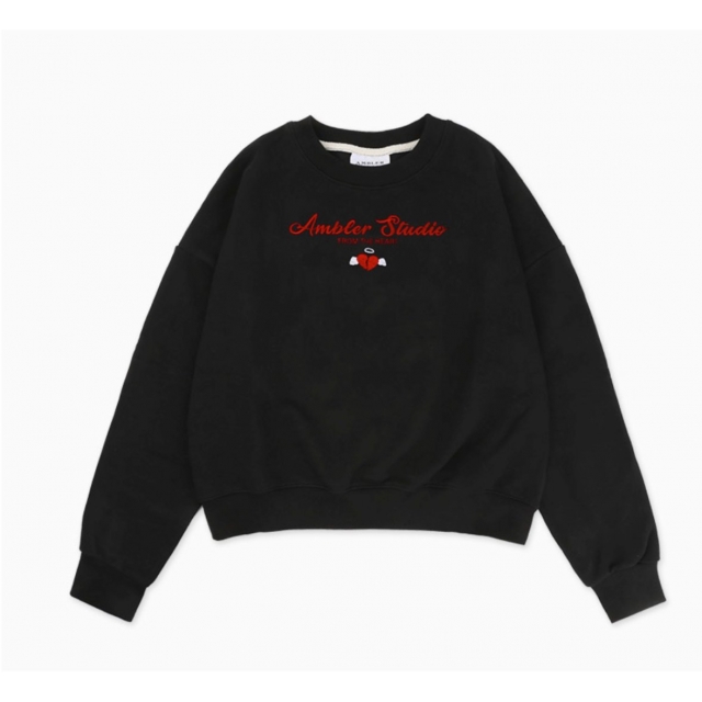 22F/W 預訂｜AMBLER BROKEN HEART CROP SWEATSHIRT