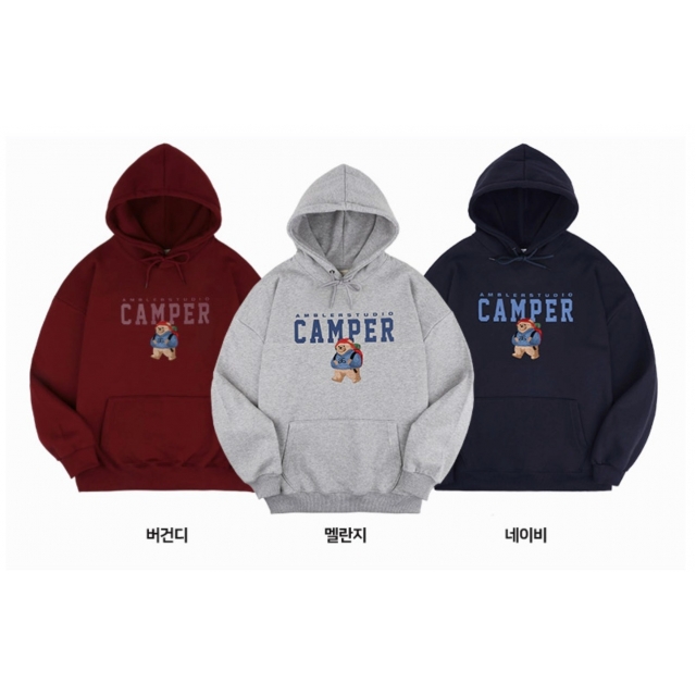 22F/W 預訂｜AMBLER CAMPER BEAR HOODIE