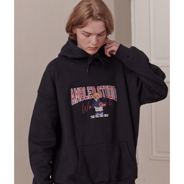 22F/W 預訂｜AMBLER BASKETBALL BEAR HOODIE