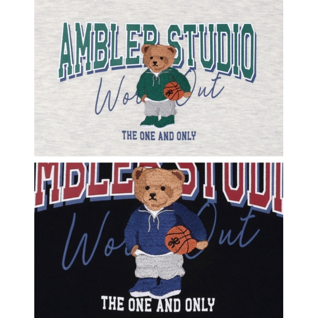 22F/W 預訂｜AMBLER BASKETBALL BEAR HOODIE