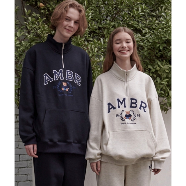 22F/W 預訂｜AMBLER SCHOOL BEAR HOODIE