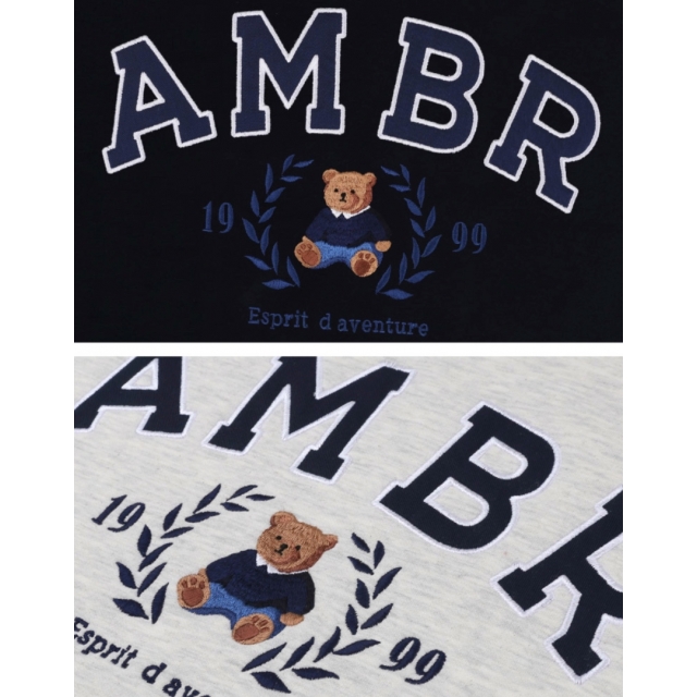 22F/W 預訂｜AMBLER SCHOOL BEAR HOODIE