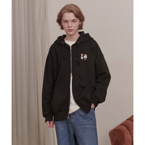 22F/W 預訂｜AMBLER TWINLOOK BEAR ZIPUP HOODIE
