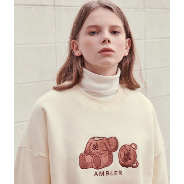 22F/W 預訂|AMBLER OOPS BEAR SWEATSHIRT 22F/W 預訂|AMBLER OOPS BEAR SWEATSHIRT
