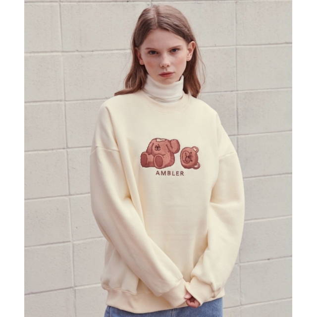 22F/W 預訂|AMBLER OOPS BEAR SWEATSHIRT 22F/W 預訂|AMBLER OOPS BEAR SWEATSHIRT