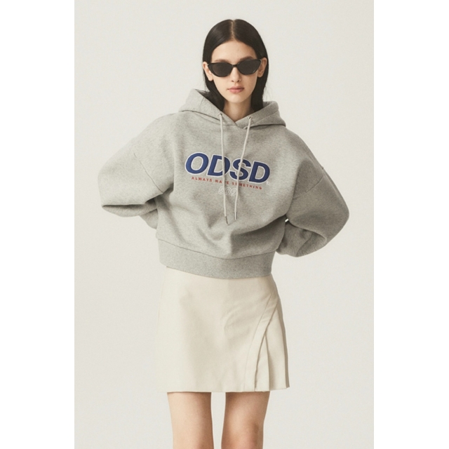 F/W 預訂｜ODSD LOGO APPLIQUE CROPPED HOODIES (8 COLOR)