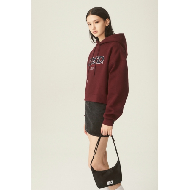 F/W 預訂｜ODSD LOGO APPLIQUE CROPPED HOODIES (8 COLOR)