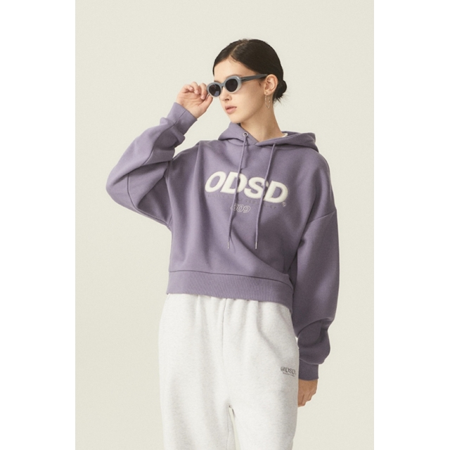 F/W 預訂｜ODSD LOGO APPLIQUE CROPPED HOODIES (8 COLOR)