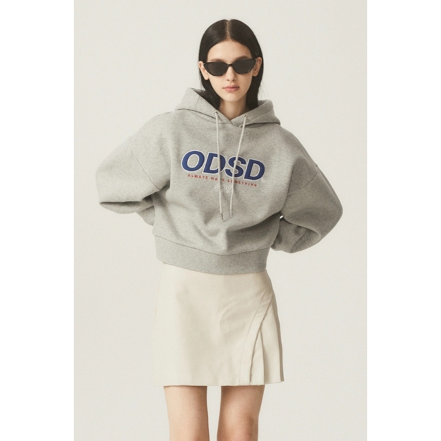 F/W 預訂｜ODSD LOGO APPLIQUE CROPPED HOODIES (8 COLOR)