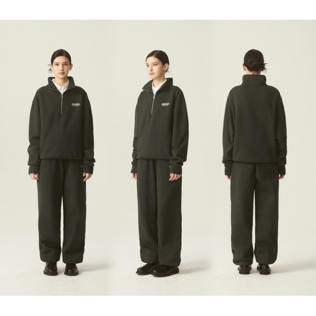 F/W 預訂｜ODSD LOGO SWEAT HALF ZIP-UP (4 COLOR)