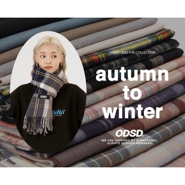 F/W 預訂｜ODSD BASIC KNIT MUFFLER (21 COLOR)