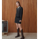 秋冬預訂｜MUAHMUAH CLASSIC TWEED JACKET + SHORT SKIRT SET