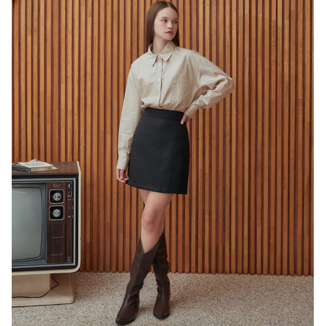 秋冬預訂｜MUAHMUAH CLASSIC TWEED JACKET + SHORT SKIRT SET